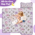 thumbnail image 4 of Pioneer Flower Floral Print Pattern Toddler Nap Mats for Kids Preschool,Sleeping Mat Bag or Kids,Toddler Sleeping Bag,Toddler Nap Mat or Daycare, 4 of 6