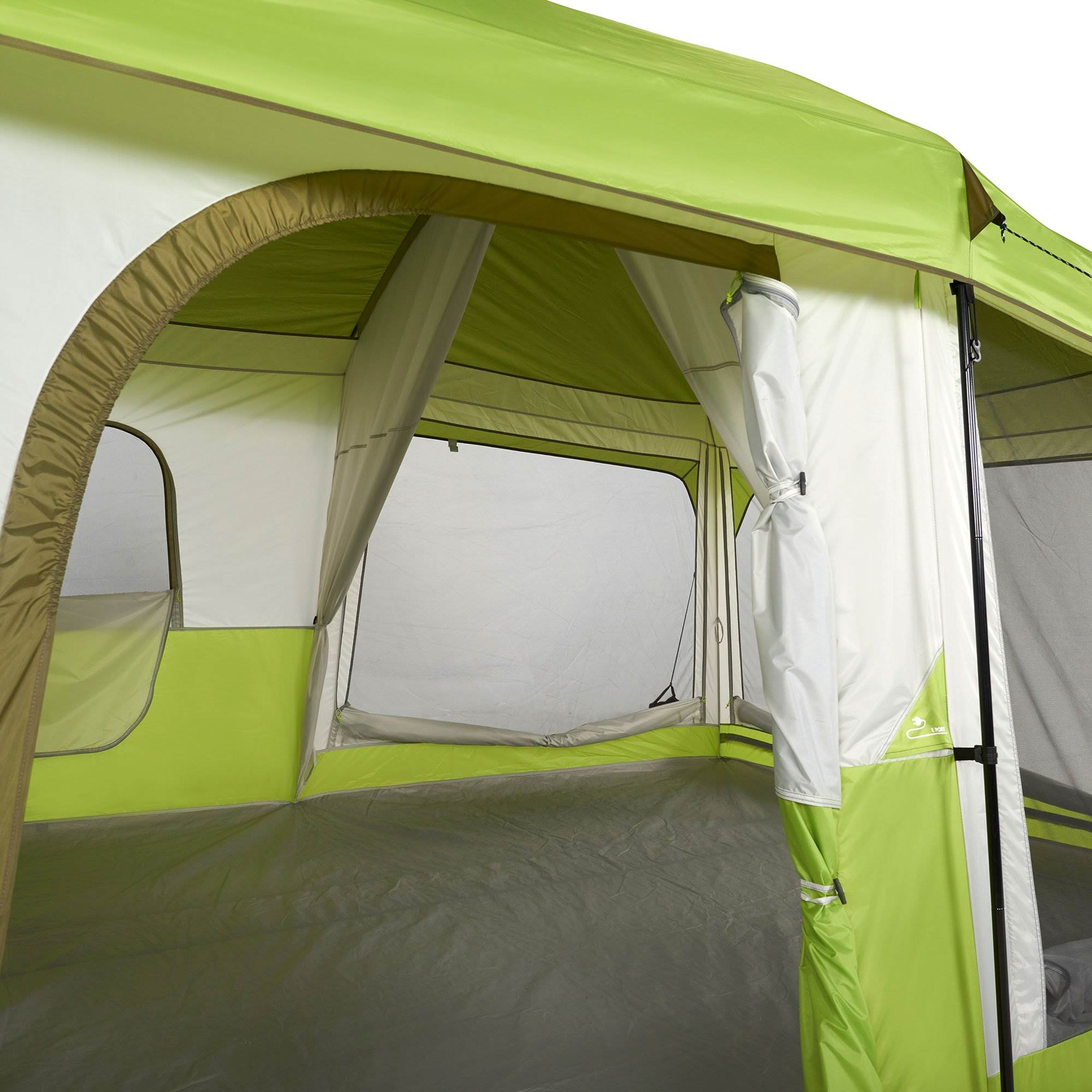 Camping Cabin Tent with Rainfly, Green 