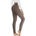 thumbnail image 1 of Gibobby Leggings cálidos para mujeres Leggings de moda para mujer, además de terciopelo y engrosamiento para uso exterior, Leggings ajustados de levantamiento de glúteos(Café,M), 1 of 5