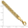 thumbnail image 2 of 14k Gold Polished Sparkle-Cut Fancy Link Bracelet 7.5 Inch 6.5mm Wide Link Bracelet for Women, 2 of 2