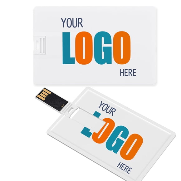 Unidad flash USB JBOS personalizada de 8 GB, paquete de 100 unidades, forma de tarjeta de crédito