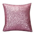 thumbnail image 3 of JeashCHAT Decorative Glitzy Sequin Throw Pillow Cover , Solid Color Glitter Pillowcase for Wedding, Christmas, Couch, Bed, 15.7x15.7 Inches, Pink, 3 of 3