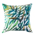 thumbnail image 4 of Teal Solid & Geo Outdoor Cushion Set (2 Pack), 4 of 7