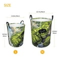 thumbnail image 5 of Hulk Super Hero Large Laundry Hamper, Collapsible Laundry Basket With Handles, Tall Storage Basket For Blanket, Toys, Dirty Clothes In Living Room, Bedroom, Bathroom, Nursery(M), 5 of 7