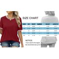 thumbnail image 6 of MOSHU Dressy Women Tops Crewneck Blouses for Women Striped Colorblock Short Sleeve Shirts Casual Summer Tops, 6 of 9