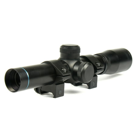 Extended Long Eye Relief Pistol Scope 2X20 Black Matte With (Best Long Distance Scope For Ar15)