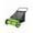 Green, variant on QinaQin 21 Inch Push Lawn Sweeper with 7 Cu Ft Hopper, Adjustable Brushes and Steel Frame for Leaves and Grass Collection
