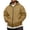 Khaki,#096, variant on Men's Zip Up Hoodie Oversized Loose Fit Full Zip Sweatshirt Jacket,5XL