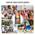 thumbnail image 6 of Honeii Colorful Wave Dragon Head print basktball shirt for men and women, Unisex basketball jersey for Theme party-XX-Large, 6 of 6