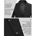 thumbnail image 5 of COOFANDY Sports Coats for Men Casual Two Button Formal Suit Jacket, 5 of 7