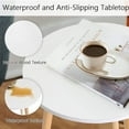 thumbnail image 6 of Round Side Table, Accent Nightstand End Table for Living Room Bedroom Office Small Spaces, Easy Assembly Bedside Table for Indoor and Outdoor Use, 16''D x 20.5''H (White), 6 of 8