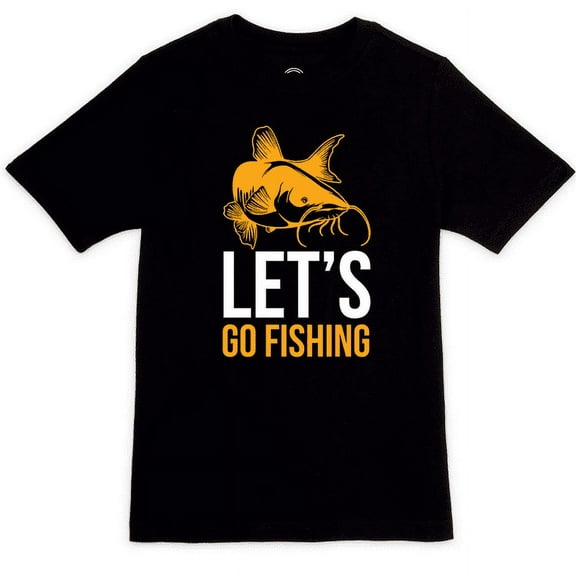 Let's Go Fishing Graphic T-Shirt Size 8