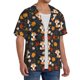 thumbnail image 2 of Fotbe Autumn Fox Camisa Estampada de Manga Corta para Hombre, Casual de Verano, Estilo Playero, Sin Arrugas-XX-Large, 2 of 5
