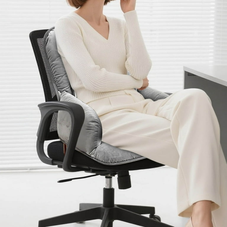 USB Heated Seat Cushion for Office Chair Lumbar Support Seat Pad