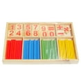 thumbnail image 3 of Número de bloques y varillas de conteo. Palos de inteligencia de madera con caja. Juguetes Montessori para niños que aprenden para la infancia, 3 of 9