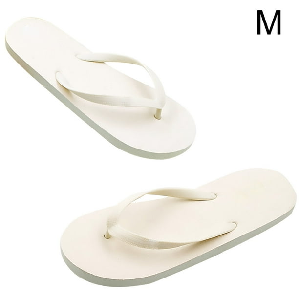 Qarigey 1 par de sandalias planas con punta abierta para mujer pantuflas antideslizantes beige verano