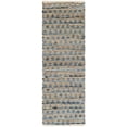 thumbnail image 4 of Unique Loom Chindi Jute Collection Area Rug (2' 2" x 6' 1" Runner Navy Blue/Natural), 4 of 6