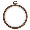 thumbnail image 2 of Hand Embroidery Hoop Adjustable Cross Stitch Bamboo Frame DIY Needlework Tools 14cm, 2 of 8