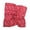 Floral-DarkRed, variant on Unisex Cotton Square Bandanas Scarves 24x24 (Floral-Dark Red)