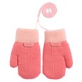 thumbnail image 2 of Guantes de invierno para bebés y niños, con forro polar, cálidos, impermeables, para esquí y nieve, para niños y niñas, 2 of 6
