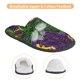 thumbnail image 3 of Fotbe Mardi Gras7 Pantuflas Peludas para Mujer con Estampado, Zapatillas de Peluche, Zapatos de Invierno para Casa, Uso Interior y Exterior-Large, 3 of 8