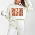 thumbnail image 5 of Sweater Weather Block Distressed - Women's Lightweight Garment Dyed Sweatshirt, 5 of 10