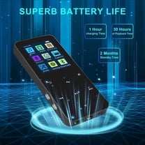 MP3 Player,With Bluetooth 5.2 Portable High Fidelity Lossless Sound Music Player with 128GB Card/Speaker/E-Book Reading