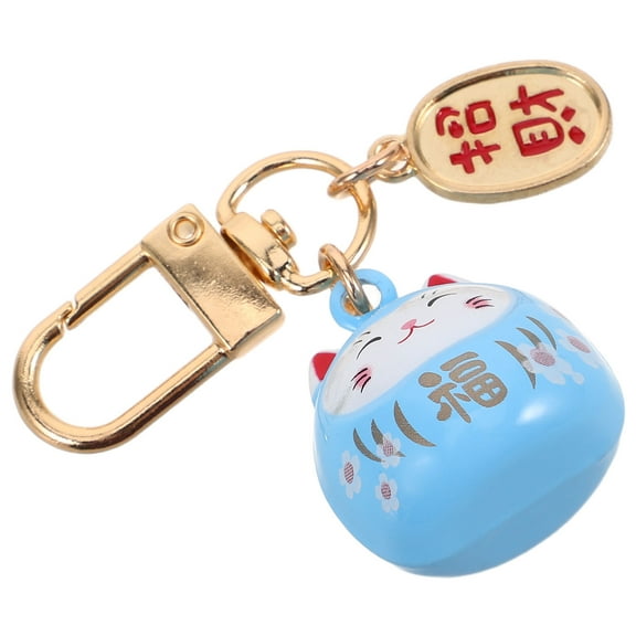 Masteelf Cute Keychain Pendant Ornament Lucky Cat Beckoning Cat Keychains Bag Charm For Bag Kawaii Phone Charm Bag Keychain for daily use