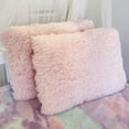 thumbnail image 4 of Memory Foam Fun Pillow Huggy Collection with Snuggle Cover, Standard/Queen, Pink, 2 Pack, 4 of 14