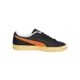 thumbnail image 3 of PU & MA Men's Clyde Vintage Leather Trainers, Black, 3 of 6