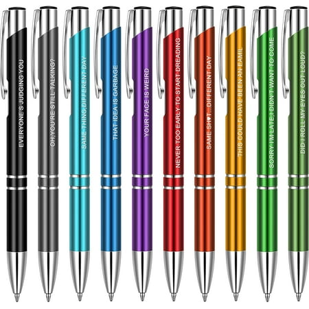 Compuye Snarky Office Pens Funny Ballpoint Pens Work Sucks Pen Complaining  Quotes Pen Vibrant Negative Passive Pens for Colleague Co-Worker, Black Ink  (10 Pieces) | Walmart Canada