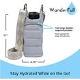 thumbnail image 4 of WanderFull Crossbody HydroBag Stylish Puffer Tote for Water Bottle, 4 of 7