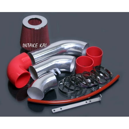 2002 Chevrolet Cavalier Carbon - 2002 2003 2004 2005 Chevy Chevrolet Cavalier / 2002-2005 Pontiac Sunfire 2.2 2.2L Ecotec Air Intake Kit Systems (RED)