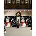 thumbnail image 3 of Garage Door Banner Cover 6 x 13 ft, Christmas Xmas Snowman Lights Snowflakes Red Black Christmas Garage Door Decorations Holiday Christmas Backdrop Decor for Winter New Year Xmas Party, 3 of 6