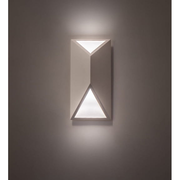 Meyda Tiffany 238965 Cillian 12" Tall Led Wall Sconce - White