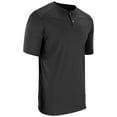 thumbnail image 2 of Champro Youth Turn Two Baseball Jersey BLACK   LG, 2 of 2