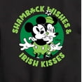 thumbnail image 3 of Disney - Shamrock Wishes Irish Kisses - Toddler And Youth Crewneck Fleece Sweatshirt, 3 of 5