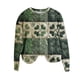 thumbnail image 2 of Xuyuer Women's Printed Long Sleeved Round Neck Pullover Top Hoodless Casual And Fashionable Sweatshirts, 2 of 5