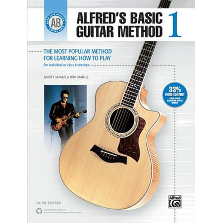 Alfred's Basic Guitar Method, Bk 1 : The Most Popular Method for Learning How to (Best Youtube Channel For Learning Guitar)