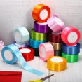 thumbnail image 5 of Uxcell Yards Double Face Decorate Crafts Roll Satin Ribbons Purple, 5 of 6