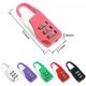 thumbnail image 2 of 6 piezas Mini candado con código para taquilla Candado con código de 3 dígitos Candado para maletas Candado de seguridad con combinación para equipaje, mochila, taquilla (negro, plateado, morado, rojo, 2 of 5