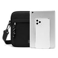 thumbnail image 2 of Hombres Casual Crossbody Bolsas Sling Messenger Purse para Sports Travel Pack (Negro), 2 of 6