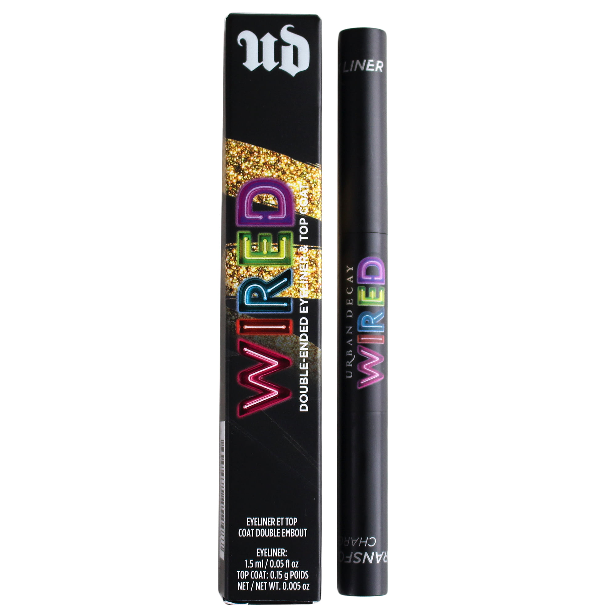 Urban Decay Double-Ended Eyeliner & Top Coat - Wired Collection - Fuse and Black), 0.055oz/1.6ml - Walmart.com