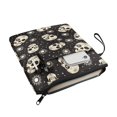 thumbnail image 2 of HELLHERO Skulls Celestial Symbols Vintage Book Sleeve Protector Pouch with Decorative Design Waterproof Polyester for Librarian Books, Magazines 11.4 X 8.66 Inch, 2 of 8