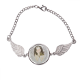 thumbnail image 1 of White Wing chica bonita pintura China Pulsera pulsera pulsera alas de ángel pulsera, 1 of 3