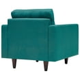 thumbnail image 4 of Modway Empress Armchair Upholstered Fabric Set of 2 in Teal, 4 of 5