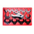 thumbnail image 1 of V8 Tools Inc VT7814 14 Piece SAE Jumbo Crowfoot Wrench Set, 1 of 1