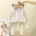 thumbnail image 3 of Pijamas de Navidad para niños, conjunto de ropa de invierno para niños y niñas, Tops con cuello redondo y pantalones largos, ropa de dormir para bebés, pijamas de oso de dibujos animados para niños, 3 of 4