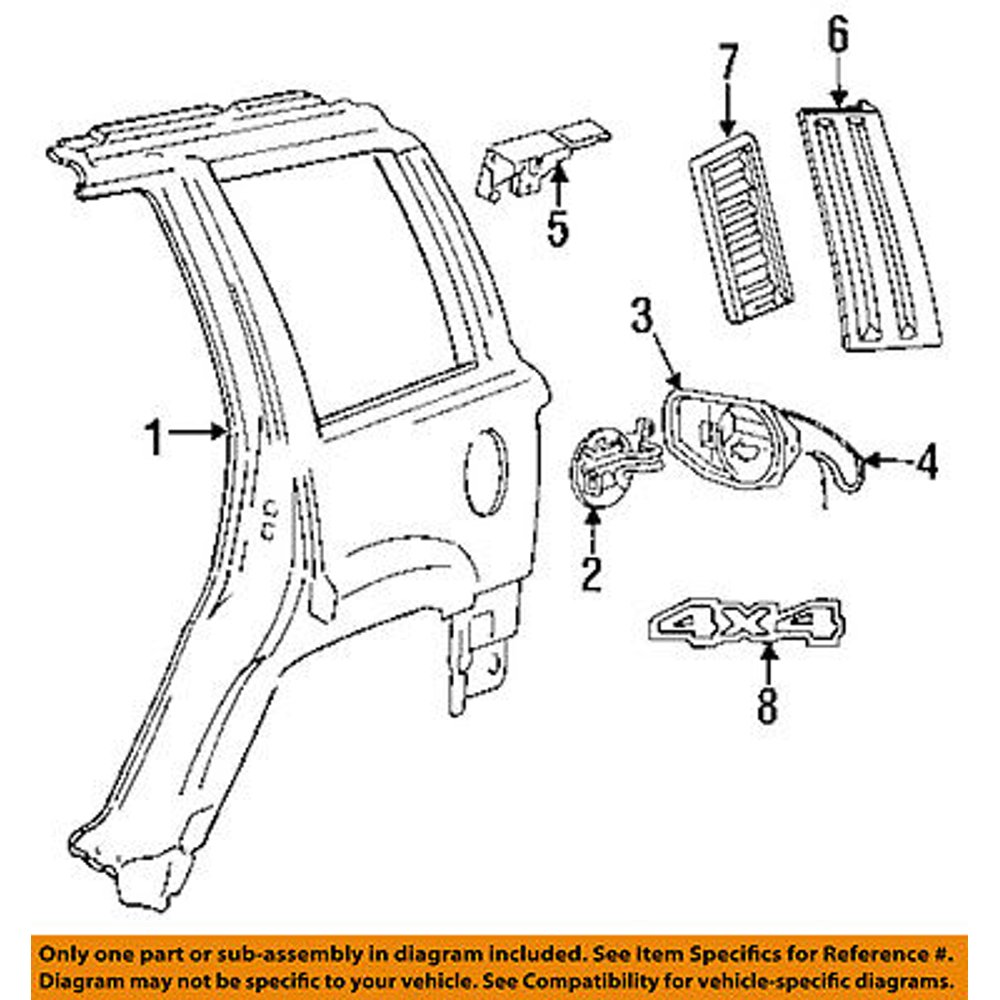 Jeep CHRYSLER OEM Grand Cherokee Fuel Door Gas Cap HatchRelease Cable