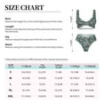 thumbnail image 2 of Kdxio Skull cute organ Print Women's 2 Piece High Waisted Wrap Spaghetti Strap Summer Swimsuit Bikini Set-Small, 2 of 5